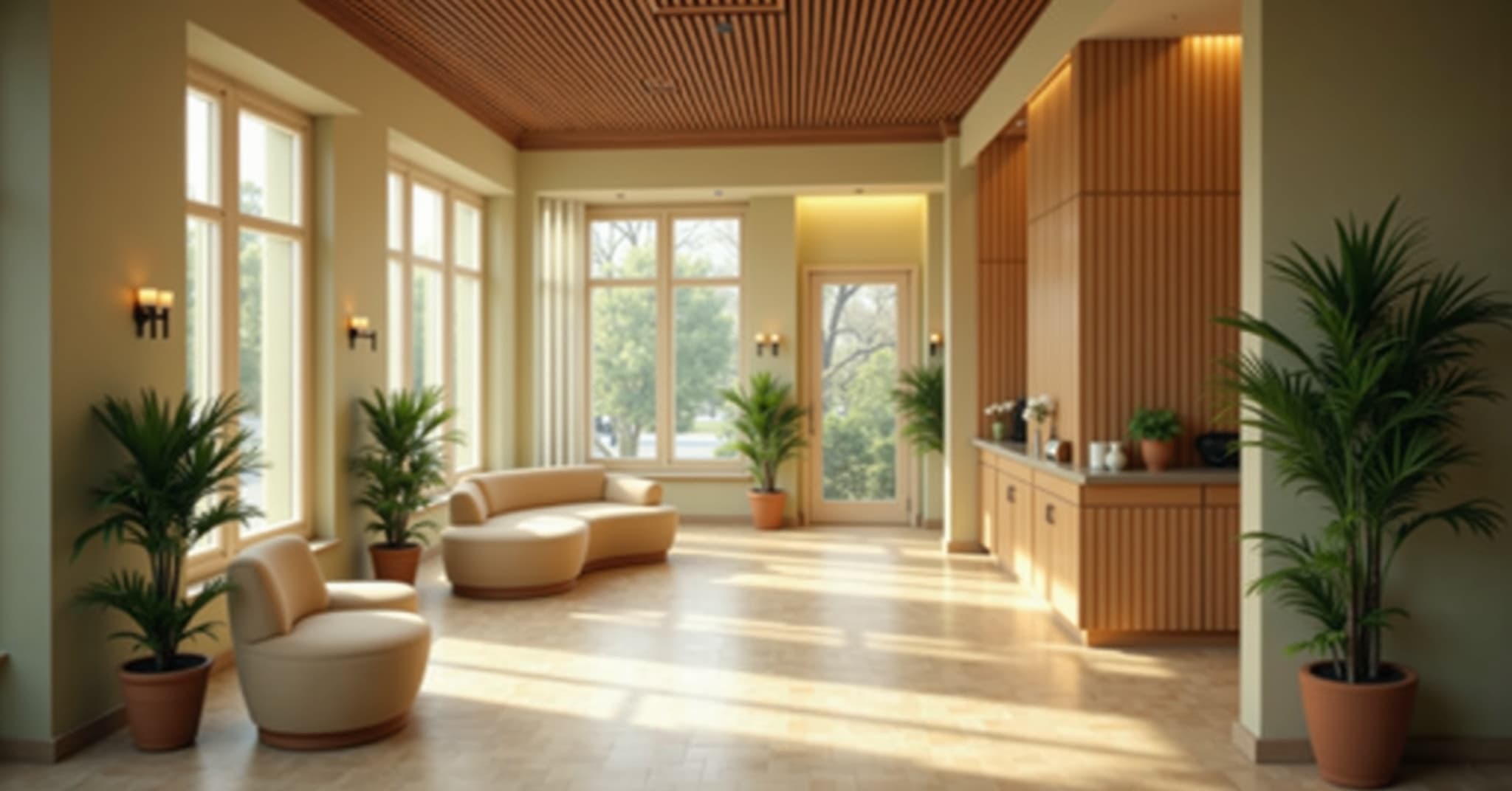 Modern dental clinic interior with professional atmosphere