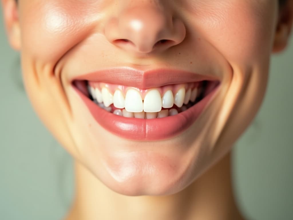 Perfect smile closeup showcasing dental excellence